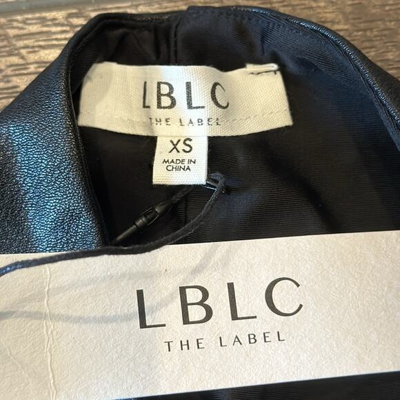NWT LBLC The Label Women's Ashley Vegan Leather Legging Black Size XS - Picture 8 of 10